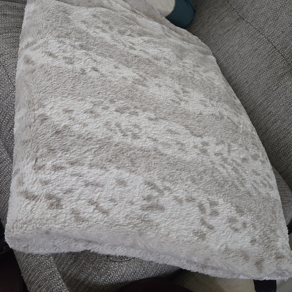 Minky Couture Snow Leopard Blanket 60x72 Inch
